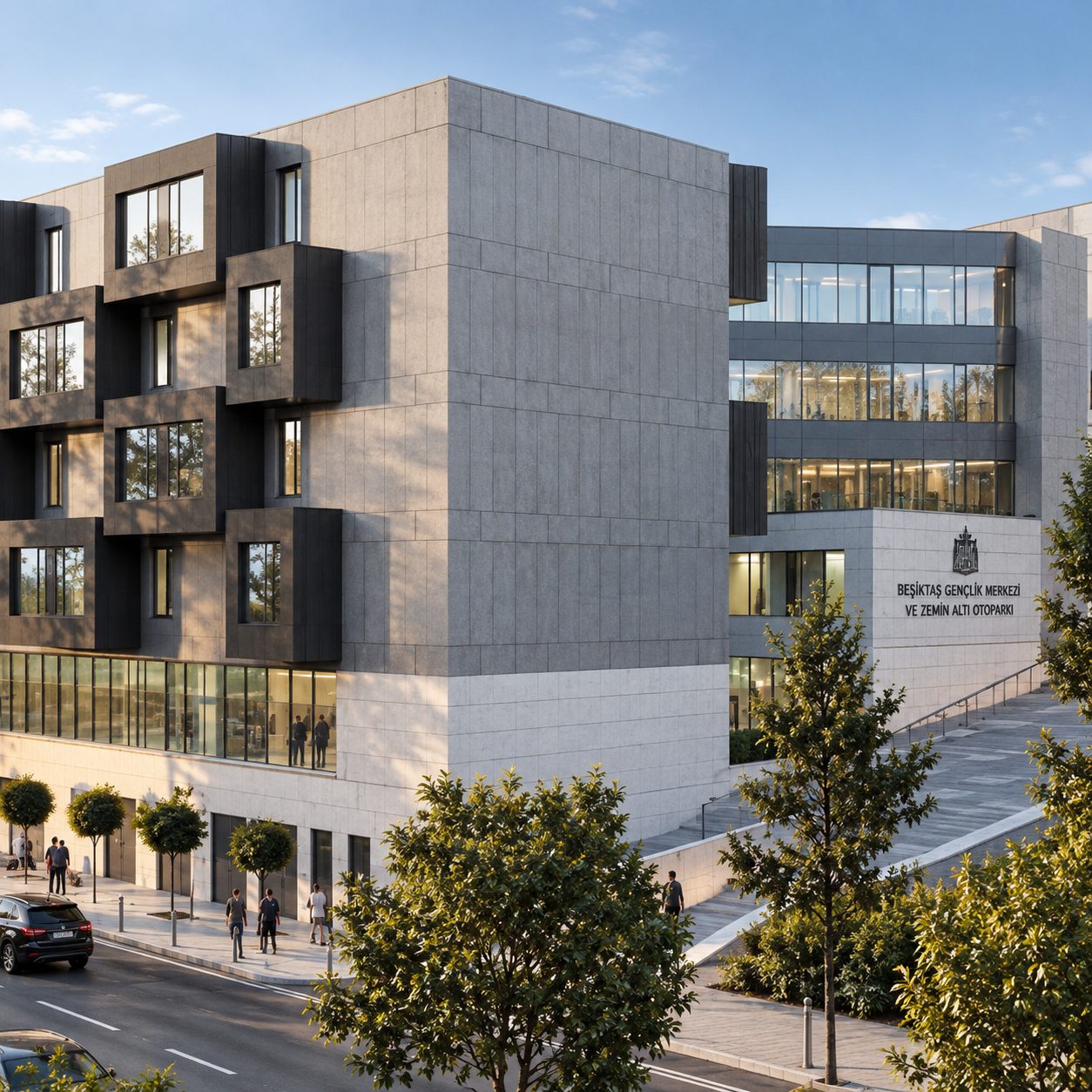 Beşiktaş Gençlik Merkezi ve otopark