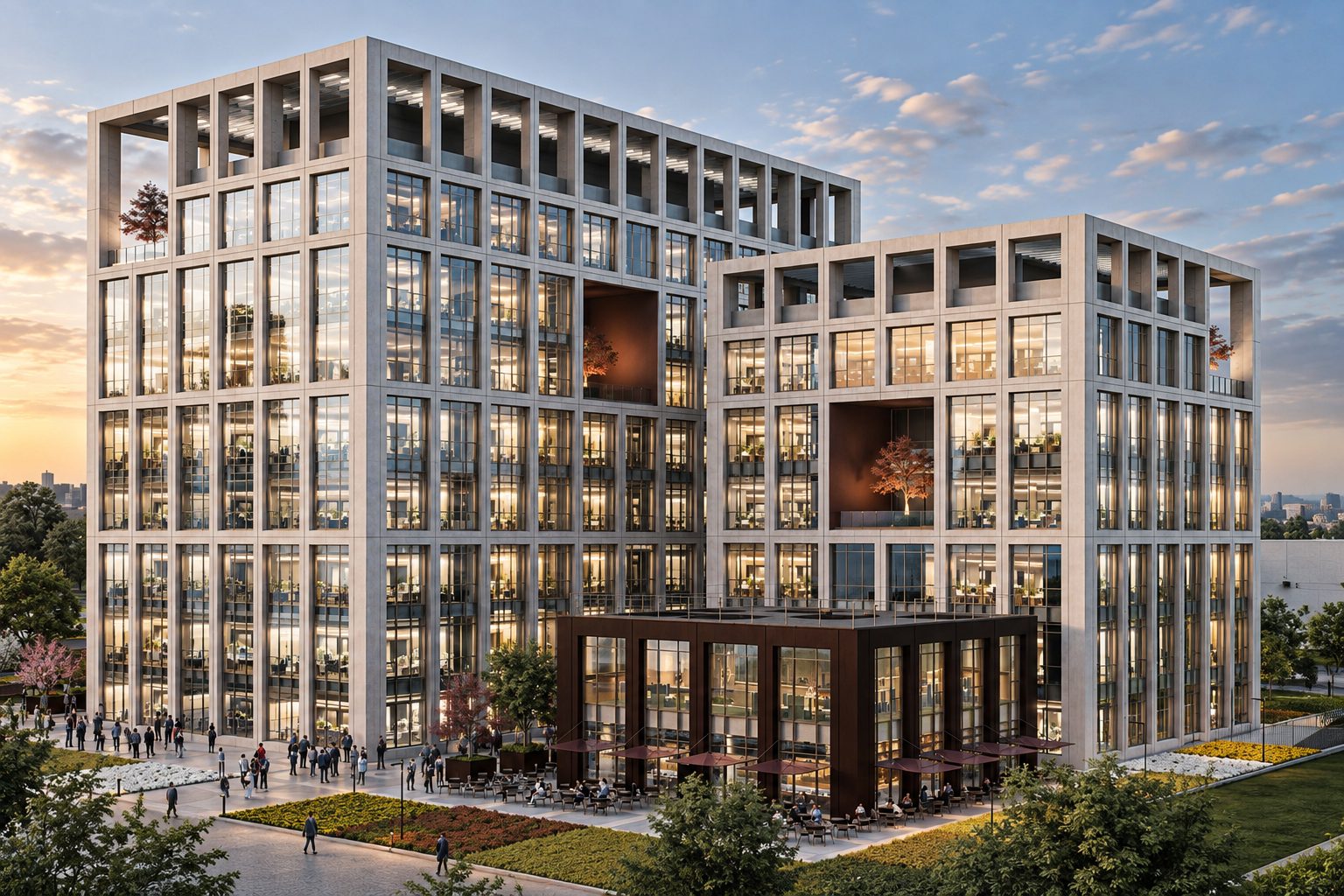 Kurtköy Teknopark — Revit LOD 350 BIM modeli ile koordine edilen 100.000 m² proje